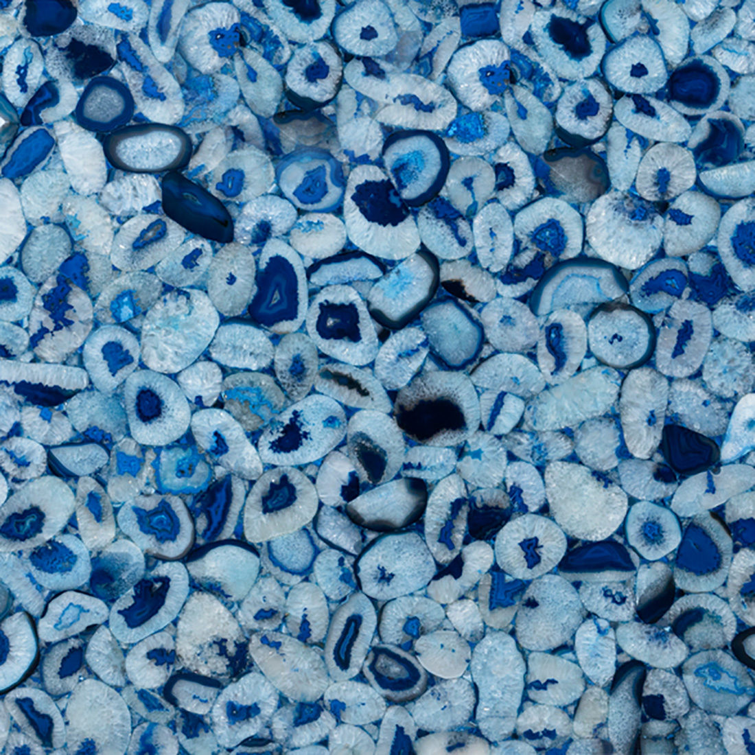 Semi precious Stone Blue Agate